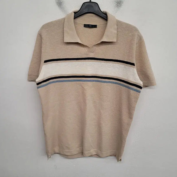 [BUNJANG] Ziozia Knit Half-Sleeve Polo T-Shirt / [100/L] AND Z 지오지아 니트 반팔 카라티