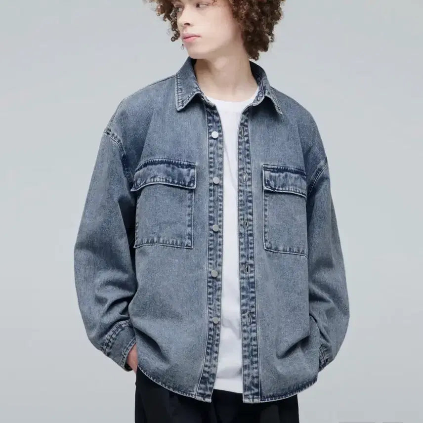 [BUNJANG] Mutnandard Oversized Denim Shirt XXL / [XXL] 무탠다드 오버사이즈 데님 셔츠