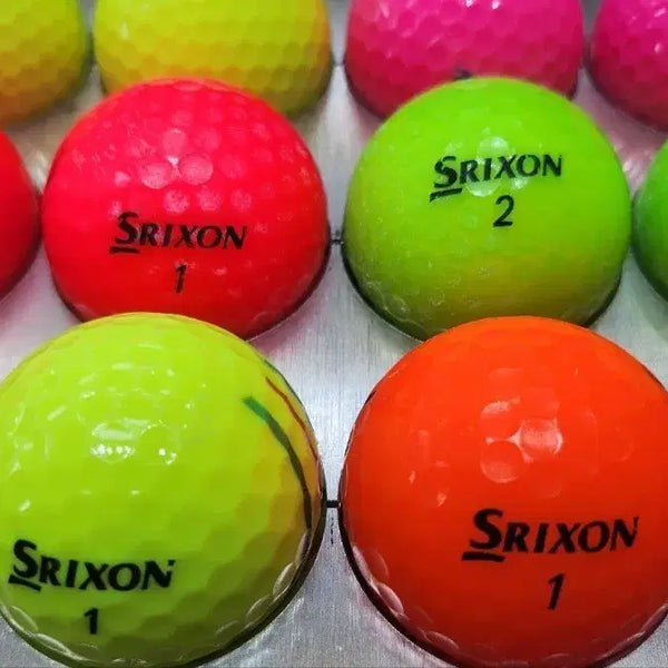 [BUNJANG] Srixon Color Triple Line Print Golf Balls (Lost Balls) - 60pc / 스릭슨 칼라 삼선인쇄 골프공 로스트볼 60개