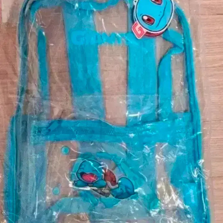 [BUNJANG] Lotte Giants Ggobugi Transparent Backpack / 롯데자이언츠 꼬부기 투명백팩