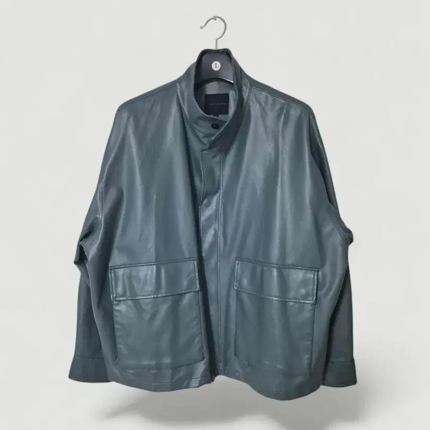 [BUNJANG] Spao Oversized Leather Jacket / [110]스파오 가죽자켓 오버핏