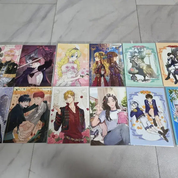 [BUNJANG] Webtoon Limited Edition Postcard Set (12 pcs) / 웹툰 초판 엽서 12장 세트