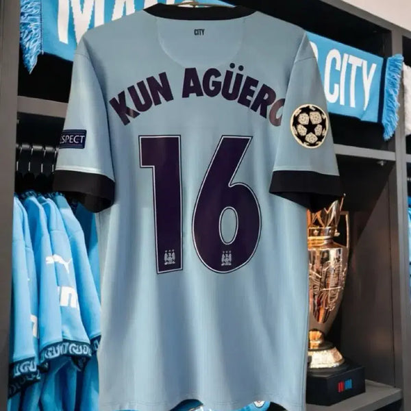 [BUNJANG] Manchester City 2014-15 Home Sergio Agüero Replica Jersey (Size S) / 14-15 맨체스터시티 홈 아게로 유니폼 정품