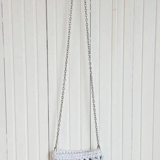[BUNJANG] Handmade Z Flip Mini Crossbody Bag / (여름 뜨개가방) z플립  미니크로스가방