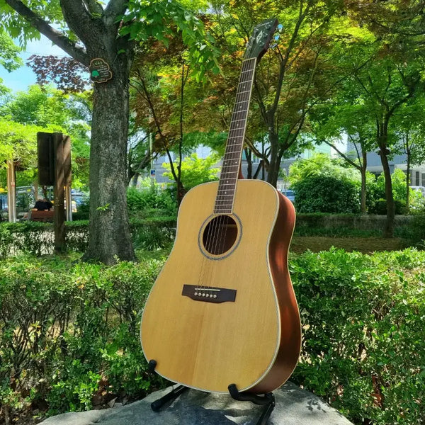 [BUNJANG] Swing CLOVER Acoustic Guitar (Sitka Spruce Top, Mahogany Back/Sides, Open Pore Finish) / 한국산 스윙 통기타 입문용 오픈포 마감 기타 판매합니다