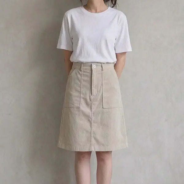 [BUNJANG] A.P.C. Cotton Skirt (Made in France) / [S] 아페쎄(A.P.C.) 코튼 스커트 (Made in France)