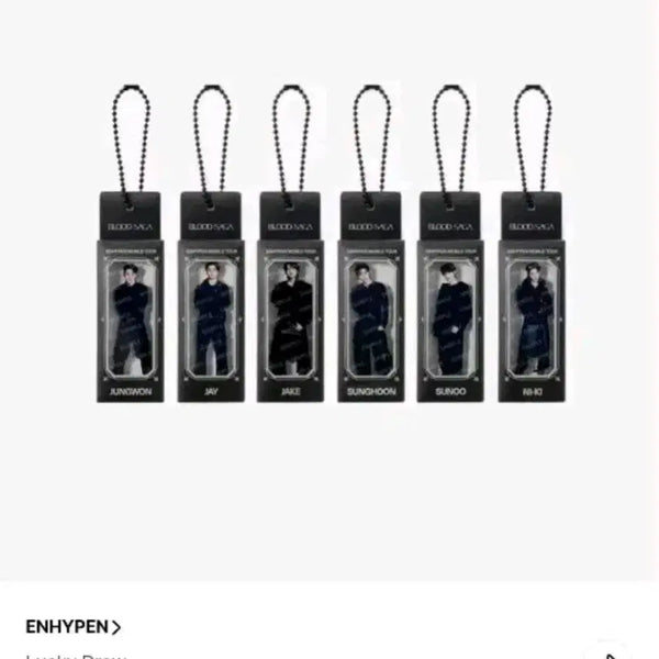 [BUNJANG] ENHYPEN Blood Swear Tour MD Lucky Draw Keyring Sunoo / 엔하이픈 블러드사가 투어 엠디 럭드 럭키드로우 키링 선우