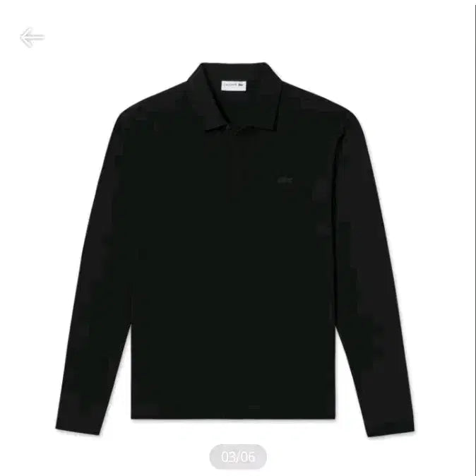 [BUNJANG] Lacoste Paris Polo French Regular Fit Long Sleeve T-Shirt / [4(100)] 라코스테 파리폴로 긴팔 카라티 새제품 동일드방레