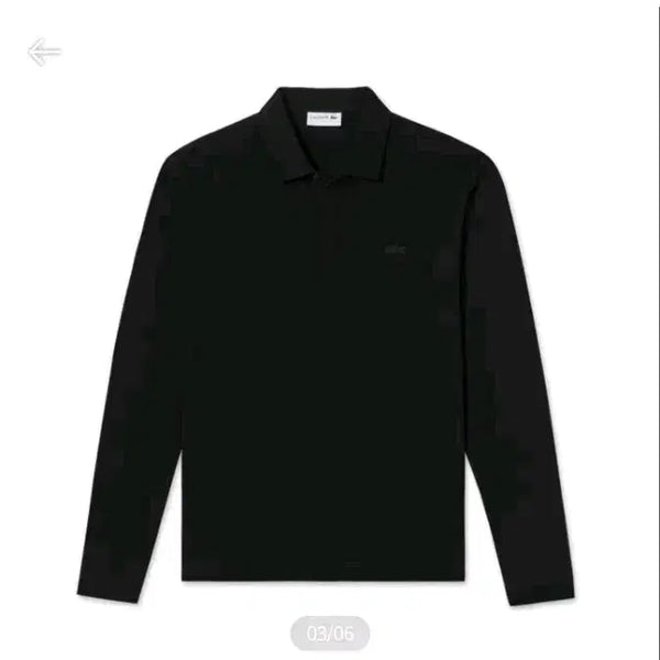 [BUNJANG] Lacoste Paris Polo French Regular Fit Long Sleeve T-Shirt / [4(100)] 라코스테 파리폴로 긴팔 카라티 새제품 동일드방레