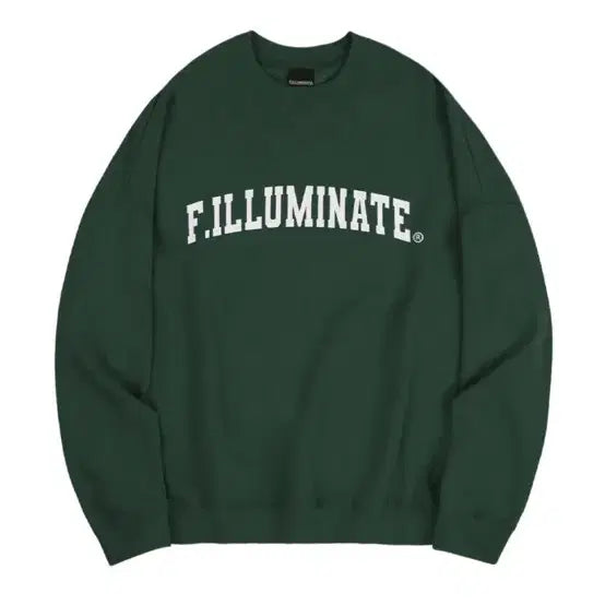 [BUNJANG] Filuminate Sweatshirt Green / 필루미네이트 맨투맨 그린
