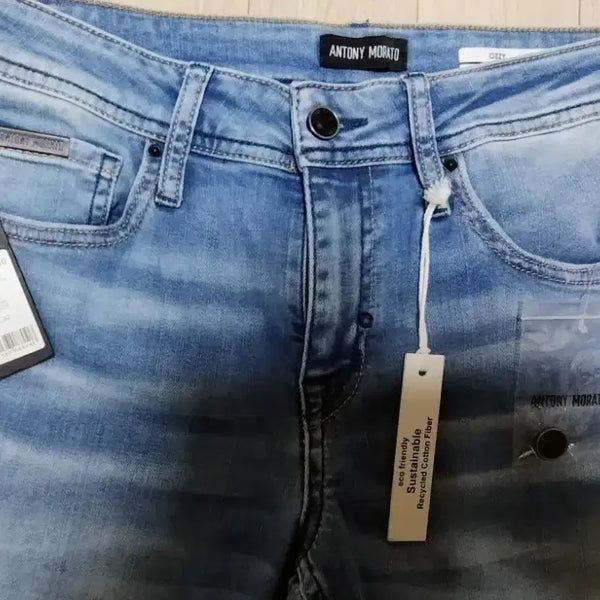 [BUNJANG] Antony Morato Slim Fit Jeans - Blue, Size 32 (New) / (정품) 안토니모라토 스키니진 청바지 31 사이즈 블루  새것  미착용.