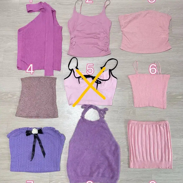[BUNJANG] Halterneck Sleeveless Top / 민소매 캡나시 홀터넥 bj의상 방송복