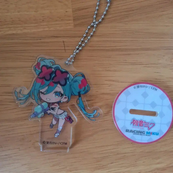 [BUNJANG] Good Smile Racing Racing Miku Acrylic Stand Keyring / 레이싱 미쿠 아크릴 스탠드 키링