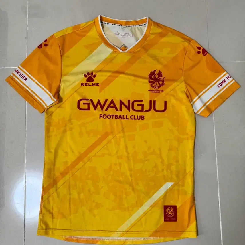 [BUNJANG] Gwangju FC 10th Anniversary Jersey (No Name/Number) Size 100 / 광주fc 10주년 유니폼 노마킹 100