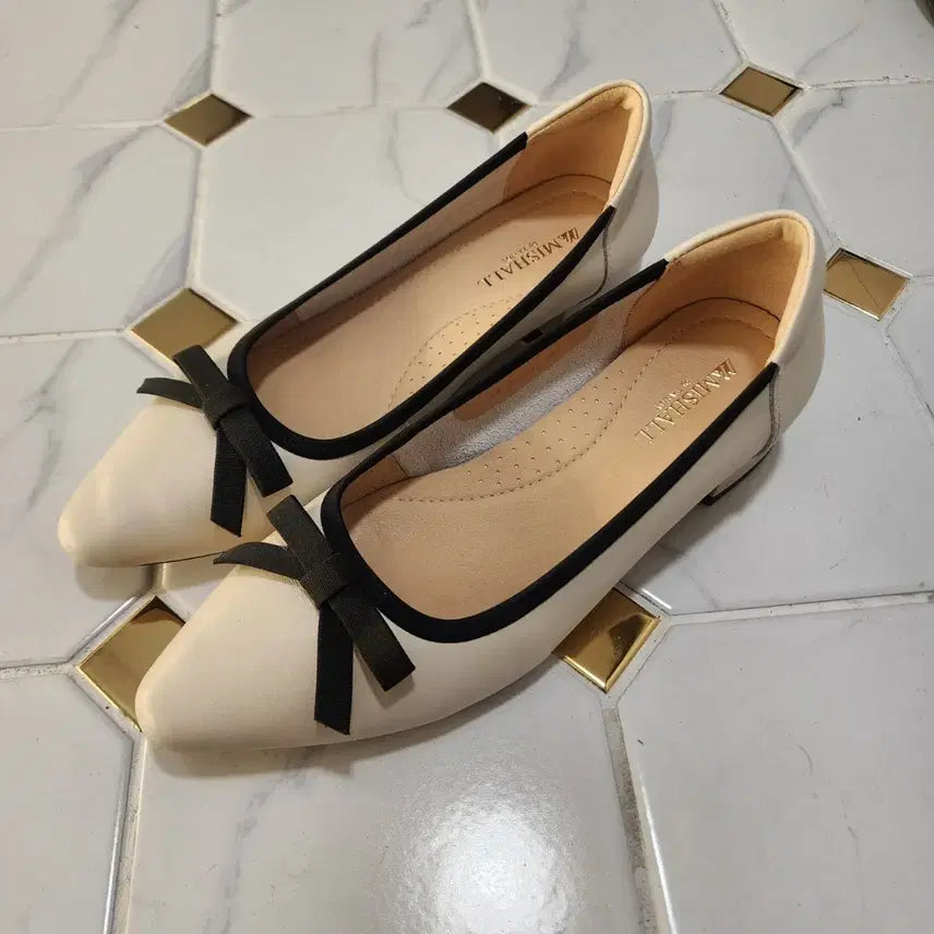 [BUNJANG] Michelle by Tandy 4cm Flat Shoes Ivory / (245)미셸 4cm 플랫슈즈 아이보리