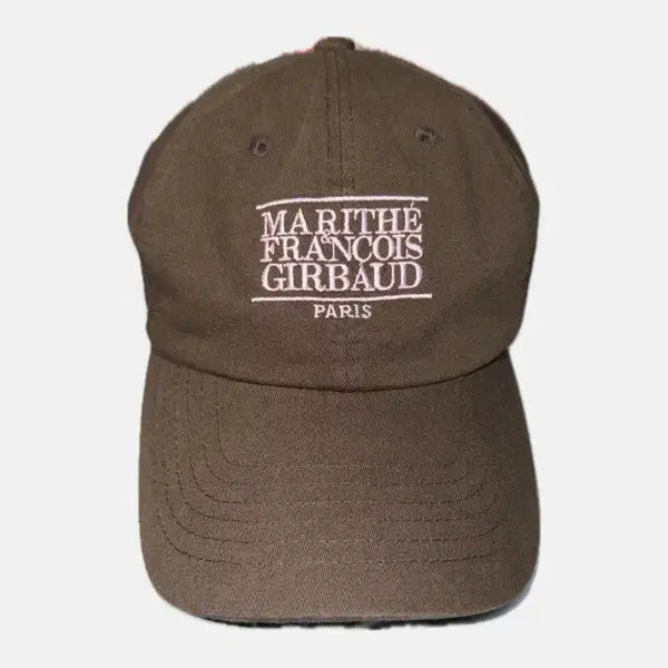 [BUNJANG] Marithe Francois Girbaud Brown Cotton Twill Ball Cap / 마리떼 프랑소와 저버 볼캡 브라운 정가 49000원