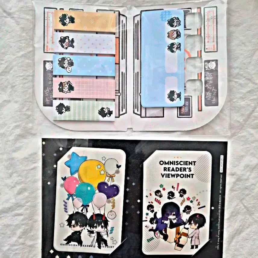 [BUNJANG] Omniscient Reader's Viewpoint Merchandise Memo Pad & Card Sticker Set / 전지적 독자 시점 굿즈