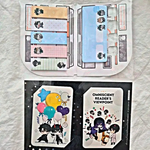 [BUNJANG] Omniscient Reader's Viewpoint Merchandise Memo Pad & Card Sticker Set / 전지적 독자 시점 굿즈