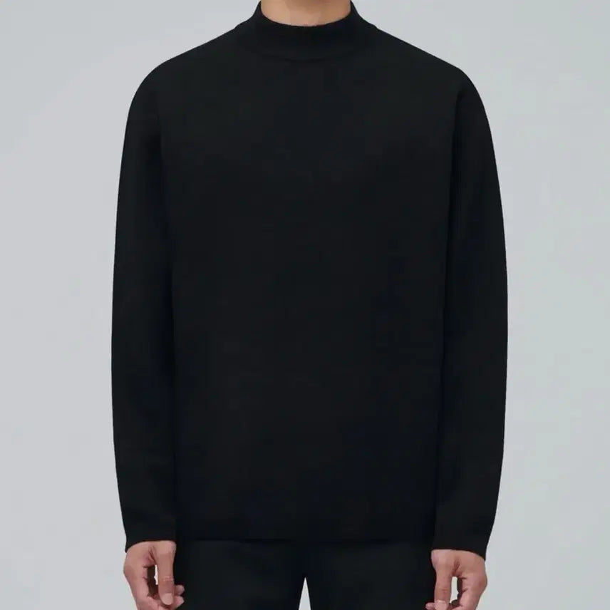 [BUNJANG] Matin Standard Turtleneck Long Sleeve Knit Black (S) / 무탠다드 목폴라 긴팔 니트 블랙(S)