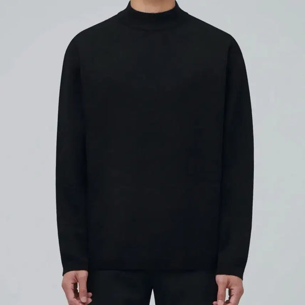 [BUNJANG] Matin Standard Turtleneck Long Sleeve Knit Black (S) / 무탠다드 목폴라 긴팔 니트 블랙(S)