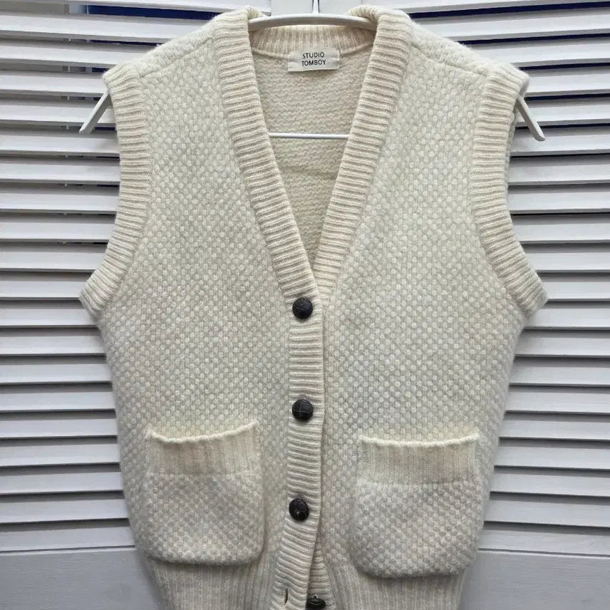 [BUNJANG] Studio Tomboy Wool Knit Vest / 스튜디오톰보이 울 니트 베스트