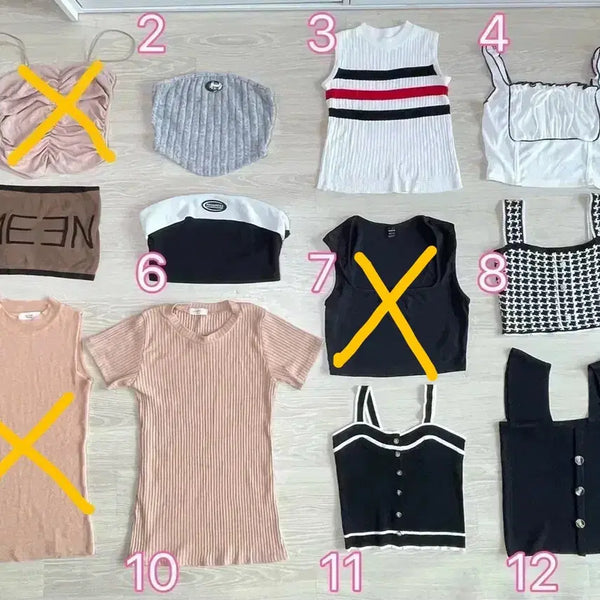 [BUNJANG] Sleeveless Halterneck Tank Top - BJ / Broadcasting Outfit / 민소매 홀터넥 나시 bj의상 방송복