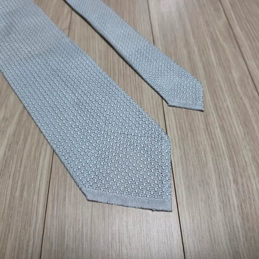 [BUNJANG] Sovereign Fermo Fossati Sevenfold Grenadine Silk Tie Sky Blue / 소버린 페르모 포사티 세븐폴드 스카이블루 그레나딘 타이