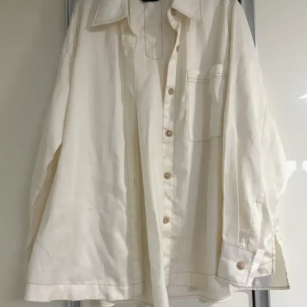 [BUNJANG] Designer Brand Tencel Drape Blouse / 고급 텐셀 소재의 드레이프 블라우스