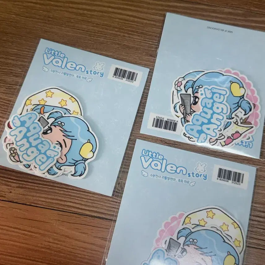 [BUNJANG] Little Balen Aqua Angel Sticker Set / 리틀발렌 아쿠아엔젤 스티커