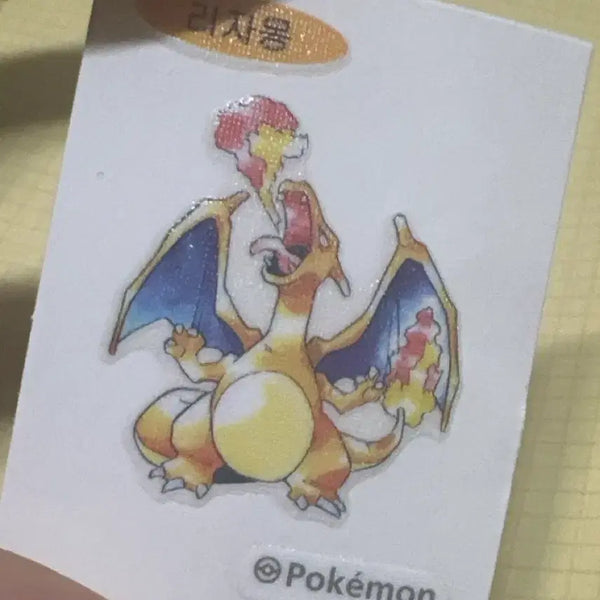 [BUNJANG] Charizard 30th Anniversary Sticker / 포켓몬빵 30주년 레전드 리자몽 띠부씰