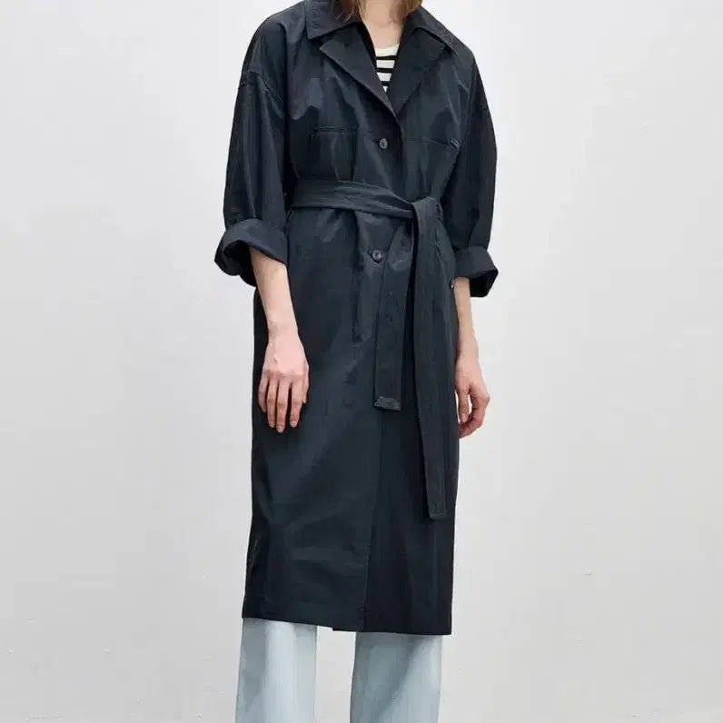 [BUNJANG] System Detachable Trench Coat Jumper / 시스템 디테처블 트렌치 코트 점퍼 55