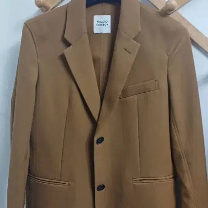 [BUNJANG] Tomboy Camel Summer Jacket / 톰보이 (새)자켓 반가슴51 길이73 55 날씬66