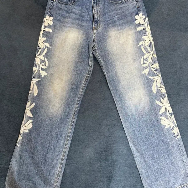 [BUNJANG] tuin vine Denim Washed Blue Pants / 투인 바인 데님 워시드 블루 tuin vine denim pants