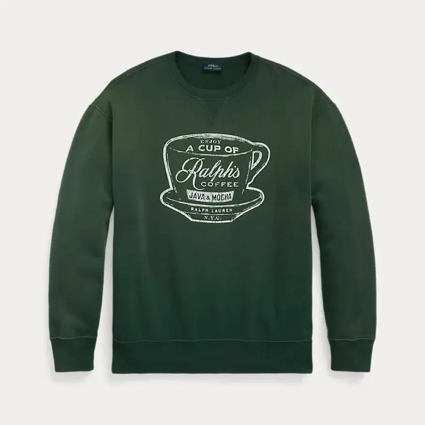 [BUNJANG] Polo Ralph Lauren Coffee Sweatshirt L / 폴로 랄프 커피 랄프로렌 맨투맨 L