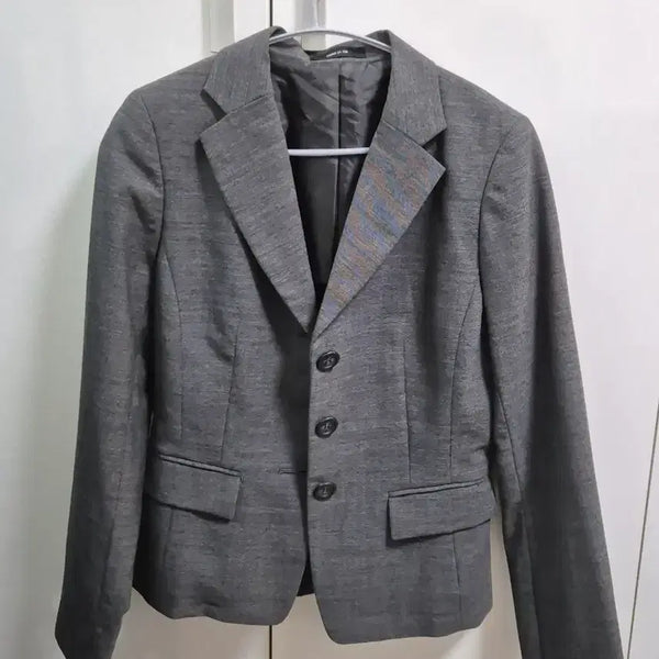 [BUNJANG] Vintage Japanese Women's Blazer (S, Gray) / 일본 빈티지 여성 자켓 (S, 그레이) 재킷 여성의류 벼룩 정장