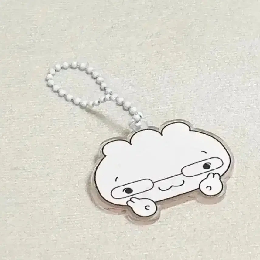 [BUNJANG] Glasses Dumpling Character Keychain & Deco Sticker Bundle Set / 안경만두키링 캐릭터키링 안경만두 다꾸스티커 다꾸일괄 다꾸띵 다꾸템