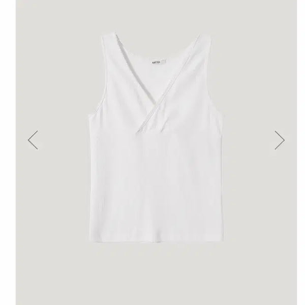 [BUNJANG] Arto Sleeveless Top Ivory New / 아르토 슬리브리스 아이보리 새상품
