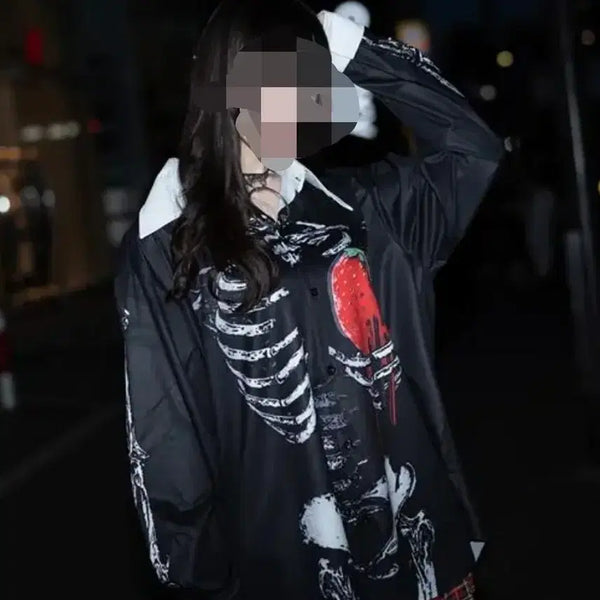 [BUNJANG] ACDC Strawberry Shirt / ACDC 딸기 셔츠