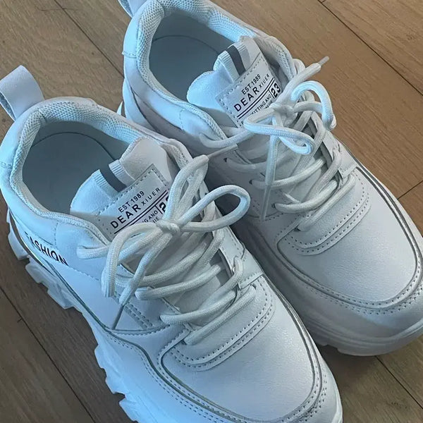 [BUNJANG] DearSiuar Women's Chunky Platform Sneakers / 여자 키높이 어글리 스니커즈 운동화