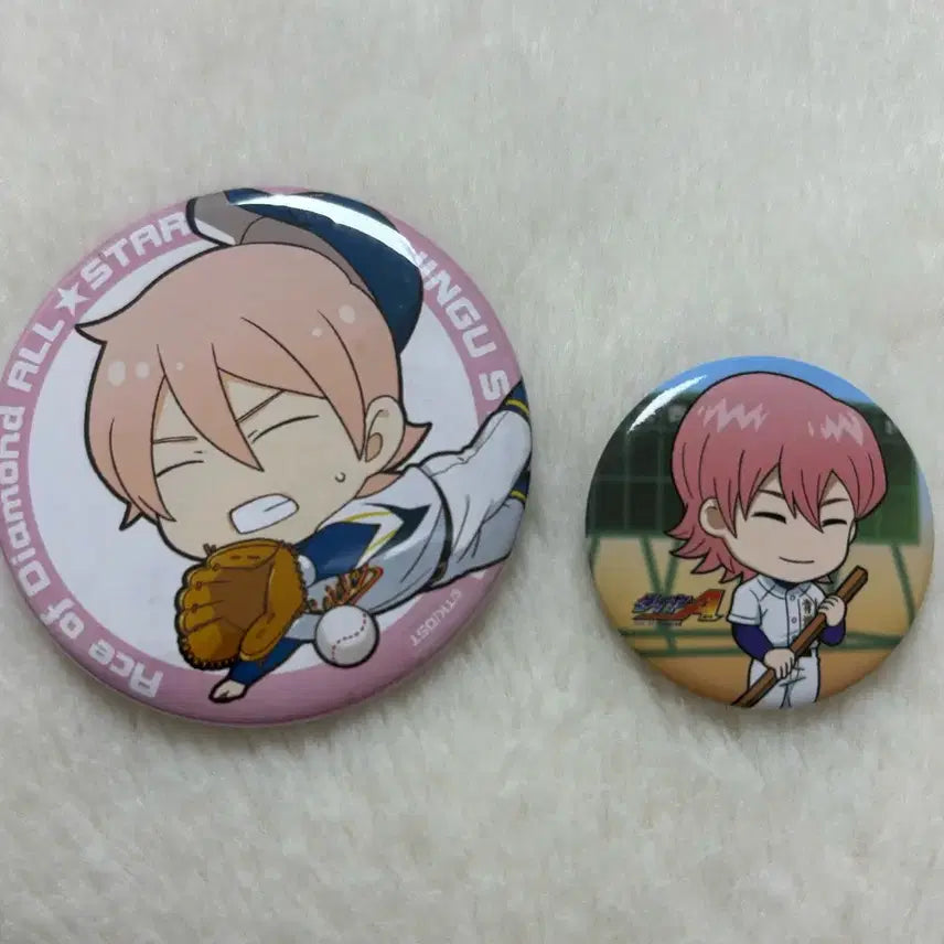 [BUNJANG] Diamond Ace Kominato Ryosuke Daiya 'Kuji' M Prize Can Badge Set / 다이아몬드 에이스 코미나토 료스케 다이에이