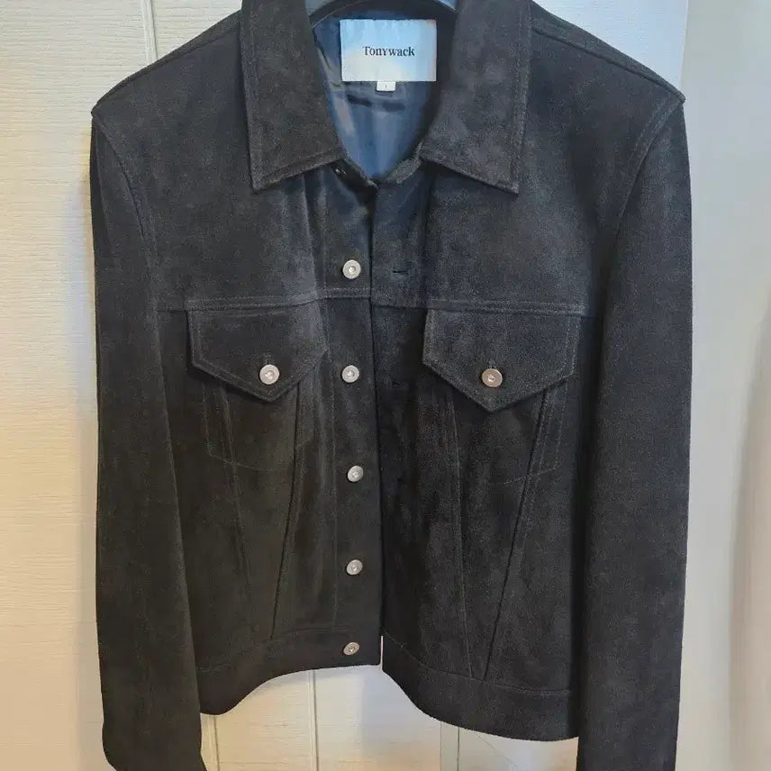 [BUNJANG] TONY WACK 24FW Suede Crop Trucker Jacket Black L / 토니웩 24FW 스웨이드 크롭 트러커 자켓 블랙 L사이즈