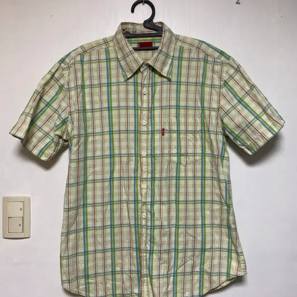 [BUNJANG] Levi's Check Short Sleeve Shirt XL / [LEVIS] 리바이스 체크 반팔 셔츠 XL사이즈