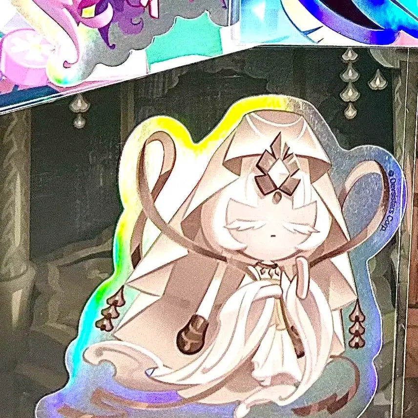 [BUNJANG] Cookierun Kingdom Mystic Flower Hologram Sticker / [ 단종 ] 쿠키런 킹덤 미스틱플라워 홀로그램 스티커 미플