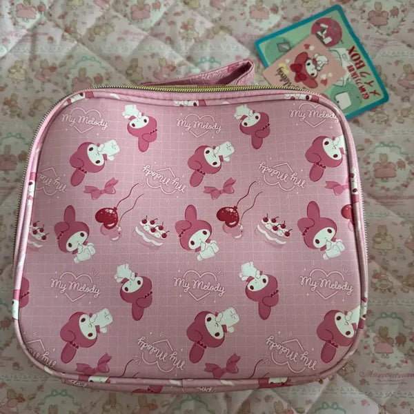 [BUNJANG] Sanrio My Melody Makeup Box Pouch / 마이멜로디 메이크업 박스 만능 파우치