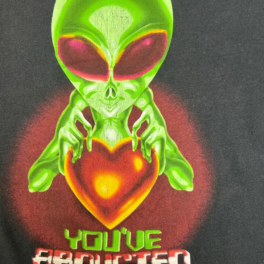 [BUNJANG] 90s Vintage Alien Artwork T-Shirt XL / 90s 빈티지 에일리언 아트웍 티셔츠 XL
