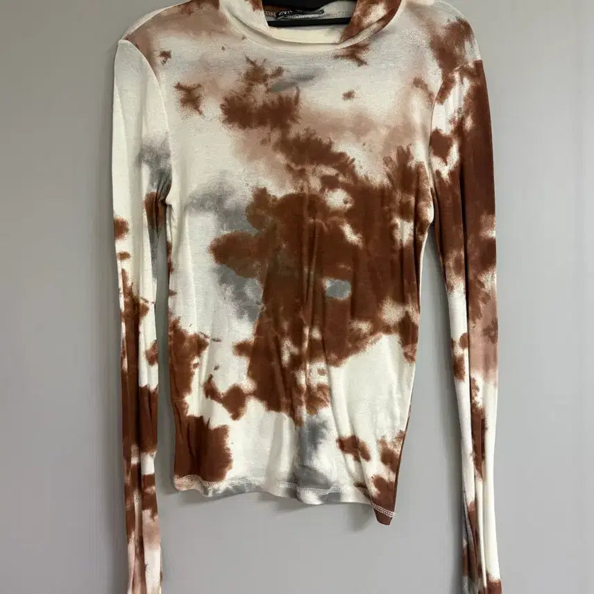 [BUNJANG] Zara Print Long Sleeve T-Shirt / 자라 얼룩무늬 긴팔T