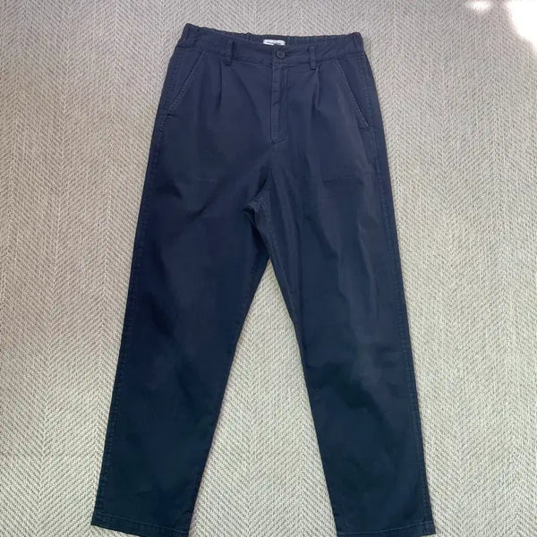 [BUNJANG] Issey Miyake Pataion Navy Cotton Pants / 이세이미야케 pataion 네이비 코튼 팬츠