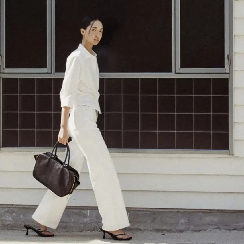 [BUNJANG] Odette Cream Denim Jeans White S / [1회 착용/S]오데뜨 CREAM DENIM_WHITE