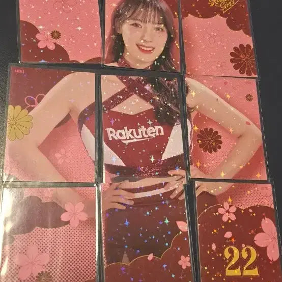 [BUNJANG] Ha Ji-won Cheerleader Rakuten Photocard 9-Piece Puzzle Set / 하지원 치어리더 라쿠텐 포토카드 9장 퍼즐