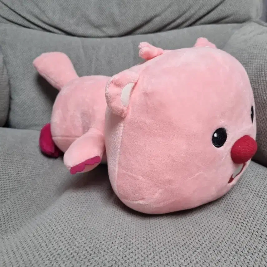 [BUNJANG] Zanmang Luffy Lying Down Medium Plush Doll / 잔망루피 엎드려있는루피 중형인형